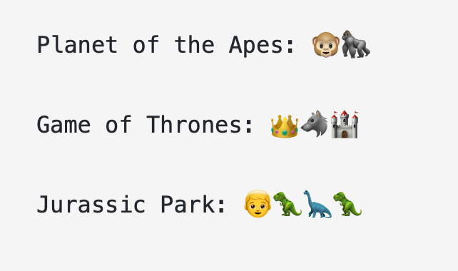Early GPT-3 emoji story demo output